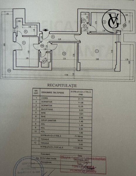 Baneasa  Apartament 3 camere -  Vedere panoramica
